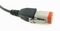 重电DB25针公头至AMP 12针母头和AMP 2针母头电缆