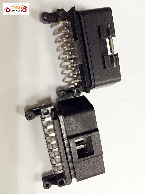 OBD II 16p焊接线型连接器