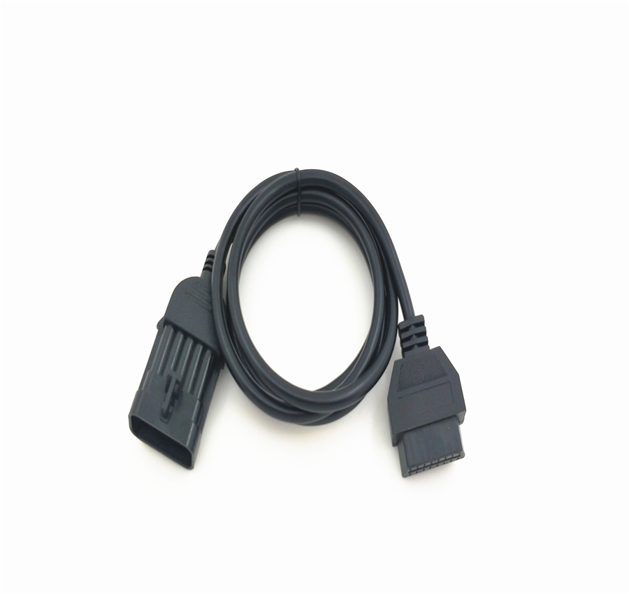欧宝10Pin至OBD2 16PIN电缆欧宝10针车辆检查电缆。