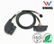 OBDII 16P J1962公对称Molex 3.0 2 * 5P公+ +公母Y型电缆。车辆检查电缆